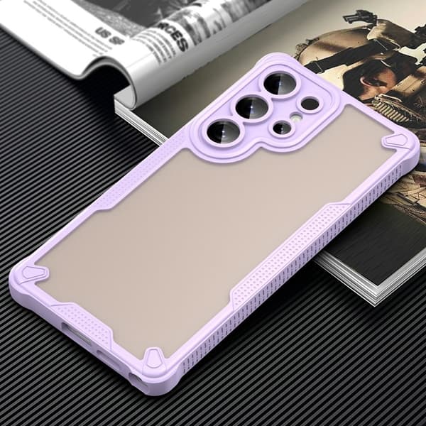SKALO Samsung S25 Ultra Armor Hybrid Frosted Cover - Lilla