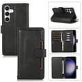 Pikkukuva 1 / 7: SKALO Samsung S25+ Big Wallet Lompakkokotelo - Musta