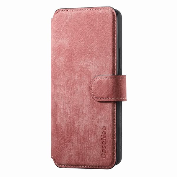 SKALO Samsung S25+ CASENEO MW-03 Lompakkokotelo - Pinkki