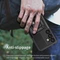 Pikkukuva 9 / 10: SKALO Samsung S25+ Armor Metallinen rengas -kamerasuojus Suojakuori - Musta