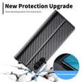 Pikkukuva 6 / 11: SKALO Samsung S25+ LC.IMEEKE Carbon Fiber Lompakkokotelo - Musta