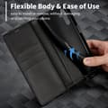 Pikkukuva 8 / 11: SKALO Samsung S25+ LC.IMEEKE Carbon Fiber Lompakkokotelo - Musta