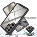 Miniatyrbillede 6 af 6: SKALO Samsung S25 Ultra Shockproof Clear Hybrid Cover - Sort