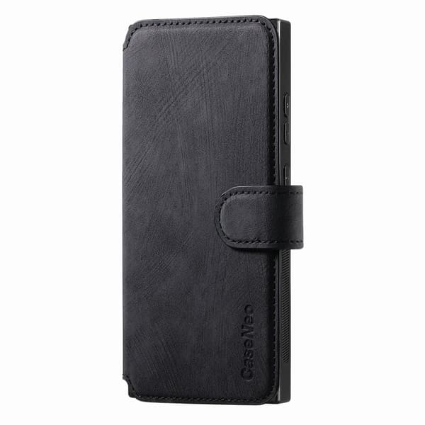 SKALO Samsung S25 Ultra CASENEO MW-03 Plånboksfodral - Svart