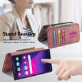 Miniatyrbild 6 av 11: SKALO Samsung S25 Ultra CASENEO MW-03 Plånboksfodral - Rosa
