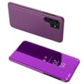 Pikkukuva 1 / 8: SKALO Samsung S24 Ultra Clear View Lompakkokotelo - Violetti