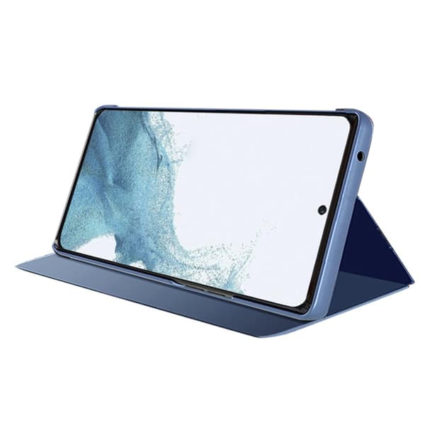 SKALO Samsung S25+ Clear View Flip Cover - Guld
