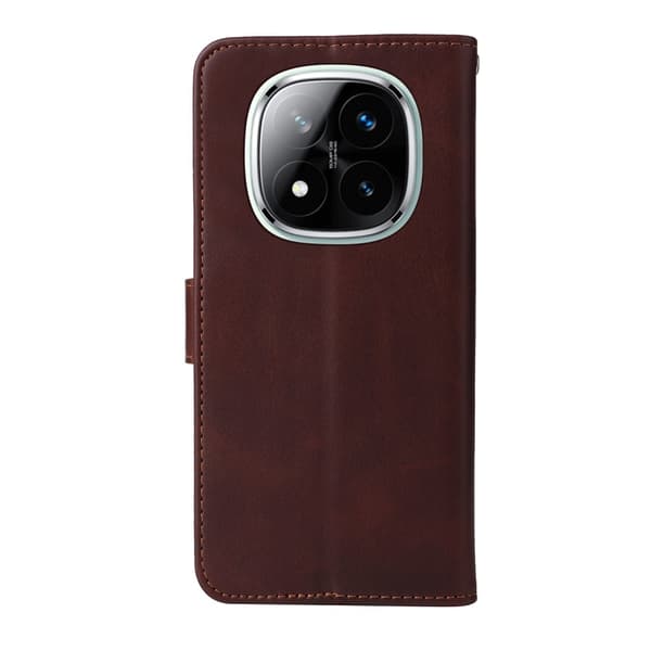 SKALO Xiaomi Redmi Note 14 Pro 5G PU-läder Plånboksfodral