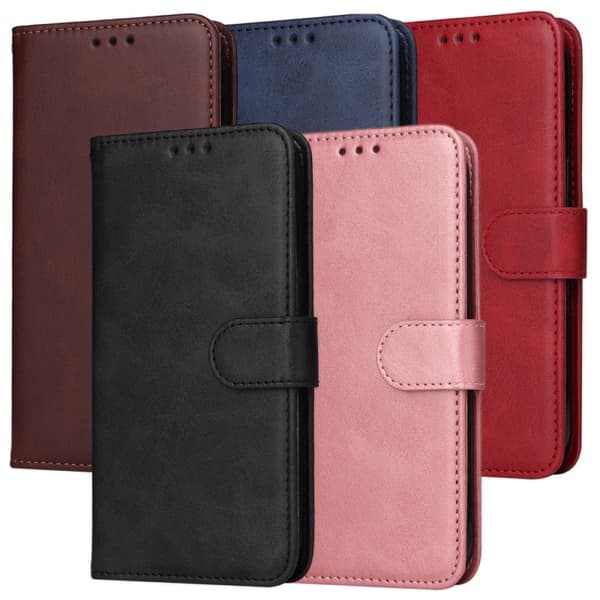 SKALO Xiaomi Redmi Note 14 Pro 5G PU-läder Plånboksfodral