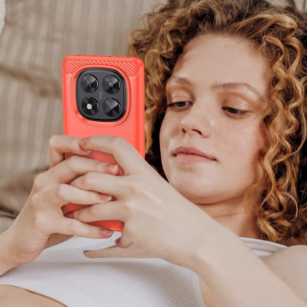 SKALO Xiaomi Redmi Note 14 Pro 5G Armor Carbon Cover