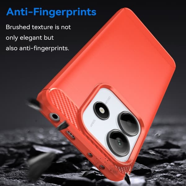 SKALO Xiaomi Redmi Note 14 5G Armor Carbon Suojakuori