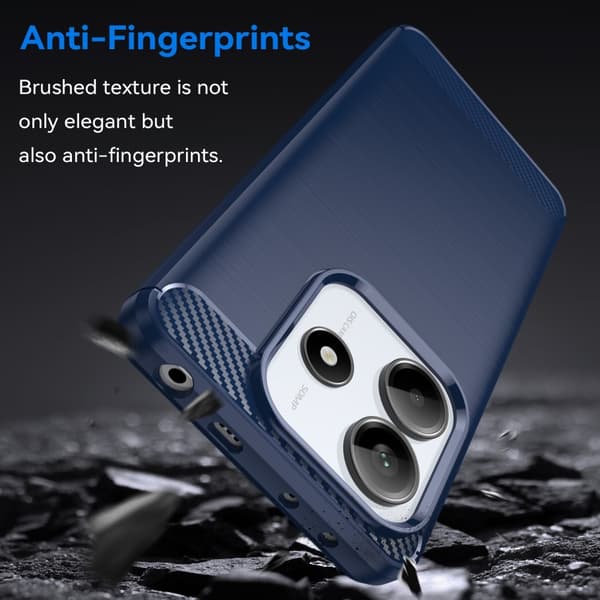 SKALO Xiaomi Redmi Note 14 5G Armor Carbon Cover