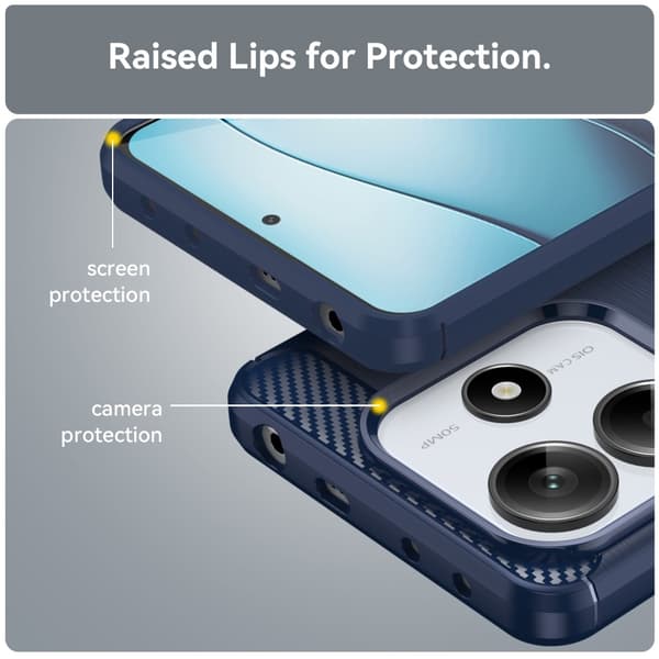 SKALO Xiaomi Redmi Note 14 5G Armor Carbon Cover
