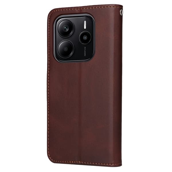 SKALO Xiaomi Redmi Note 14 4G PU-läder Plånboksfodral