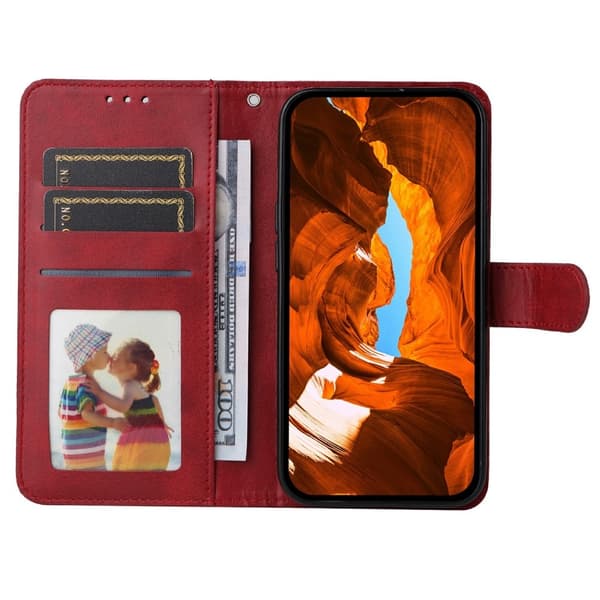 SKALO Xiaomi Redmi Note 14 4G PU-läder Plånboksfodral