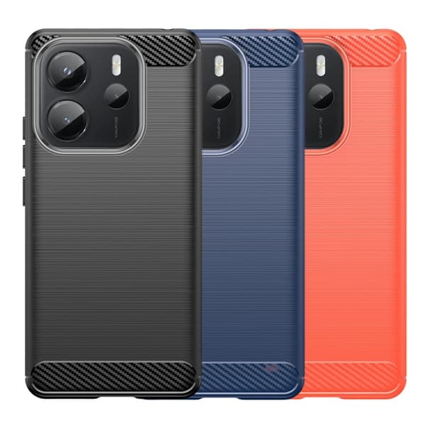SKALO Xiaomi Redmi Note 14 4G Armor Carbon Cover