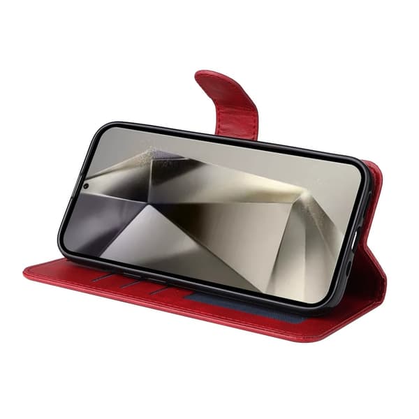 SKALO Samsung S25 Ultra PU-läder Plånboksfodral