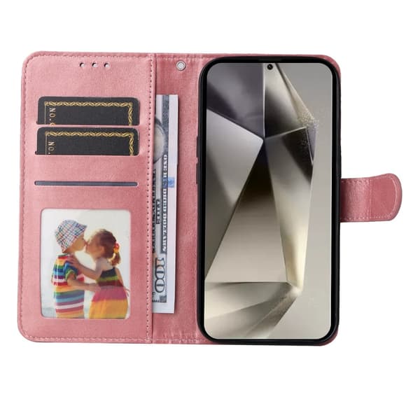 SKALO Samsung S25 Ultra PU-läder Plånboksfodral