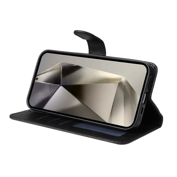 SKALO Samsung S25 Ultra PU-läder Plånboksfodral