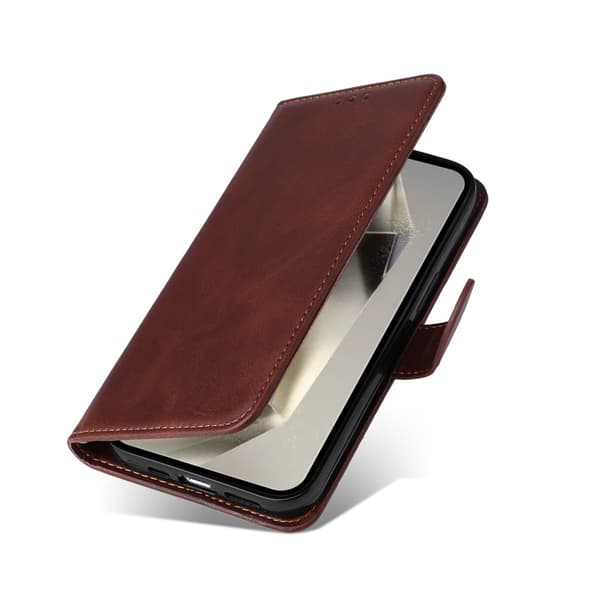 SKALO Samsung S25 Ultra PU-läder Plånboksfodral