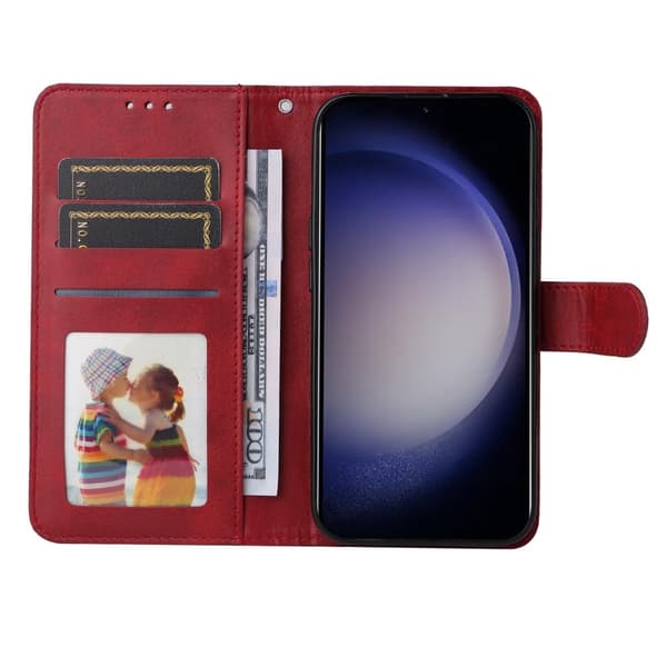 SKALO Samsung S25 PU-læder Flip Cover