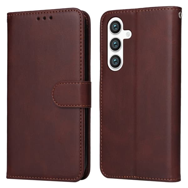 SKALO Samsung S25 PU-læder Flip Cover