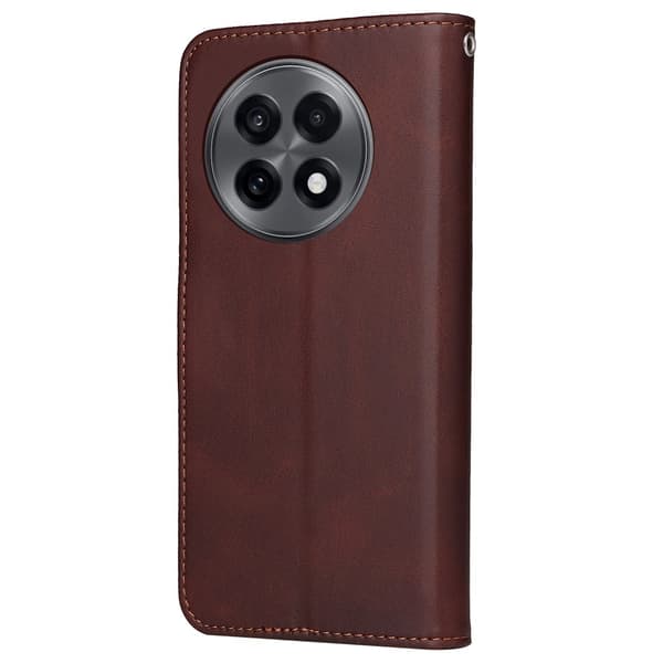 SKALO OnePlus 13R PU-läder Plånboksfodral