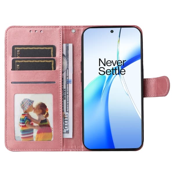 SKALO OnePlus 13R PU-läder Plånboksfodral