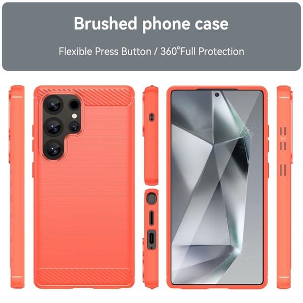 SKALO Samsung S25 Ultra Armor Carbon Suojakuori