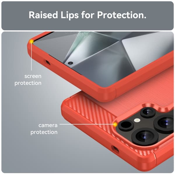 SKALO Samsung S25 Ultra Armor Carbon Suojakuori