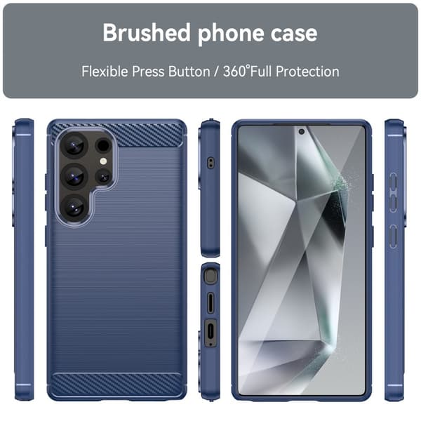 SKALO Samsung S25 Ultra Armor Carbon Suojakuori