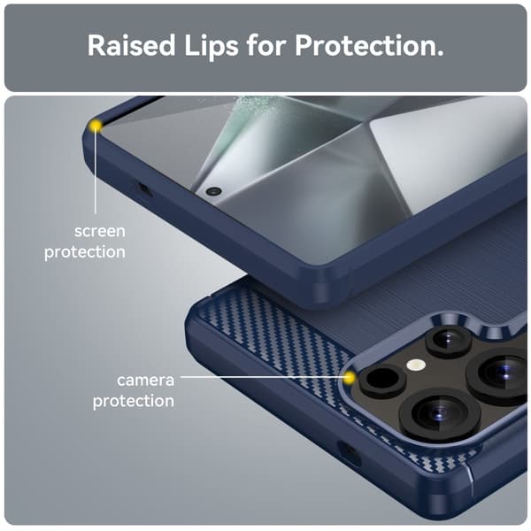 SKALO Samsung S25 Ultra Armor Carbon Suojakuori
