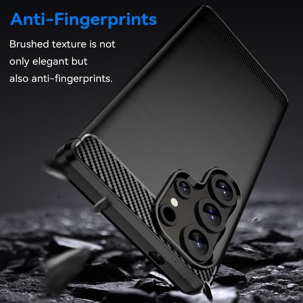 SKALO Samsung S25 Ultra Armor Carbon Suojakuori