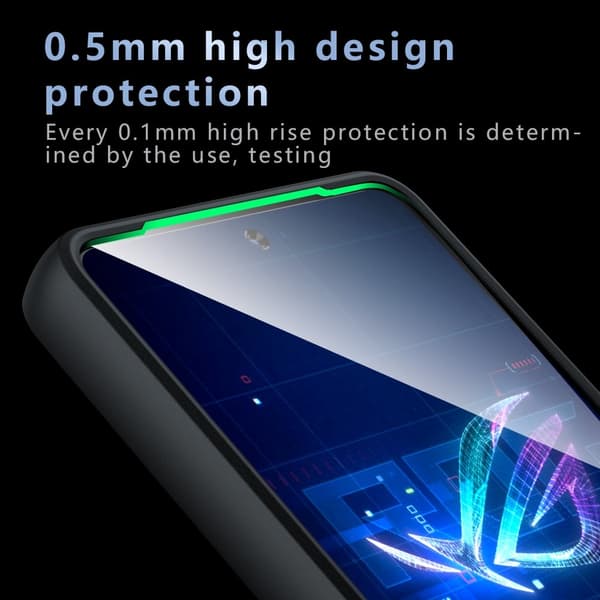 SKALO Asus ROG Phone 9 Pro 5G Skin-touch Hybrid Skal - Svart