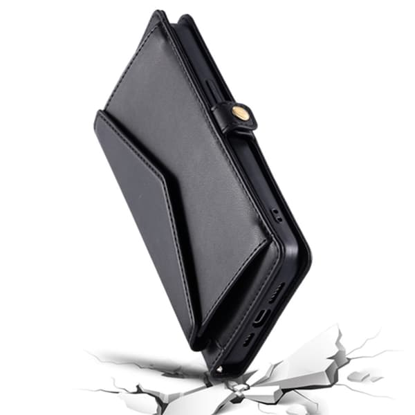 SKALO Xiaomi Redmi Note 14 Pro+ 5G PU-Läder Envelope Plånboksfodral - Svart