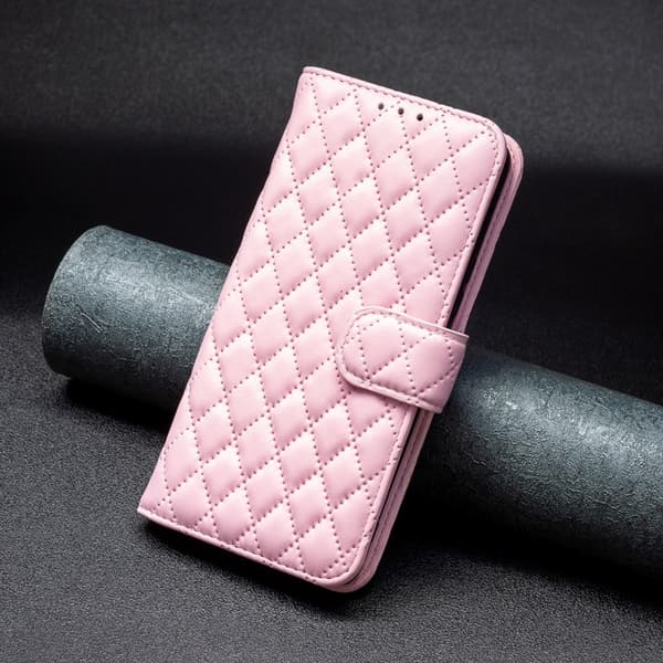 SKALO Xiaomi Redmi Note 14 Pro+ 5G BINFEN COLOR Tikattu kuori Lompakkokotelo - Pinkki