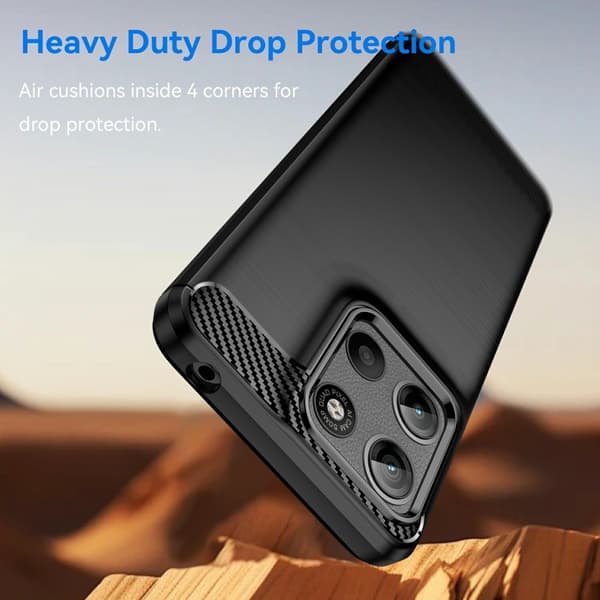 SKALO Motorola Moto G15 4G Armor Carbon Skal