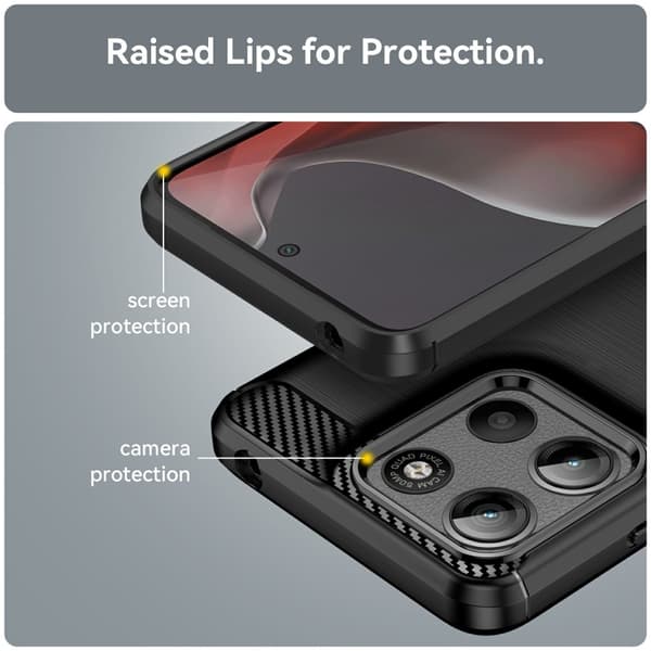 SKALO Motorola Moto G15 4G Armor Carbon Skal