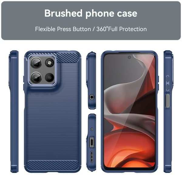 SKALO Motorola Moto G15 4G Armor Carbon Skal