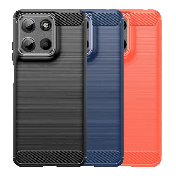 SKALO Motorola Moto G15 4G Armor Carbon Suojakuori