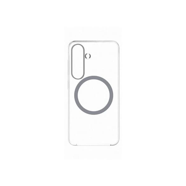 Coque - Samsung - Galaxy S25 - Transparent - Ringstöd - Kompatibel med magnetiska fästen