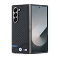 Miniatyrbild 2 av 4: Coque Samsung för Galaxy Z Fold 6 Modell Blue Line med BMW Kolfiber-mönster
