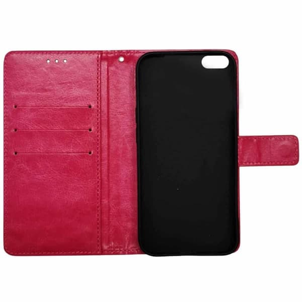 Wallet cover 3-kort Apple iPhone 16e - Lyserød
