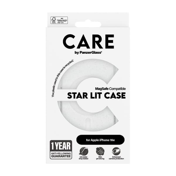 CARE by PanzerGlass iPhone 16e Cover Urban Combat MagSafe Star Lit