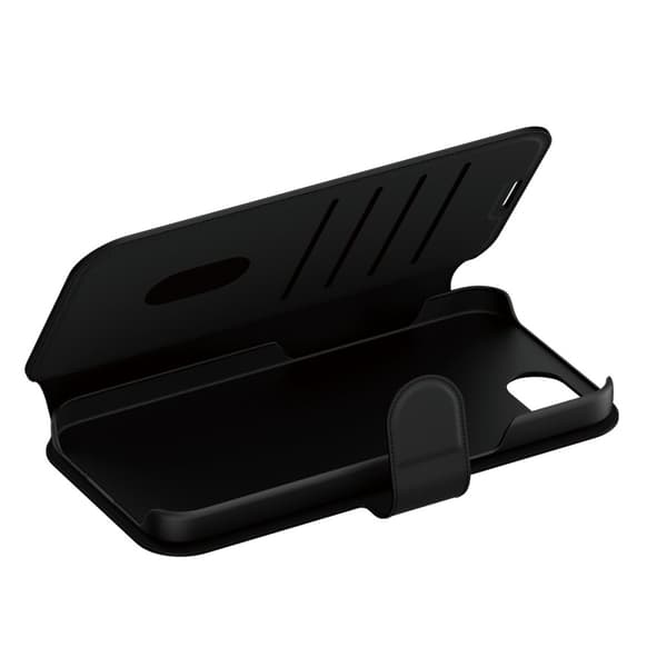 CARE by PanzerGlass iPhone 16e Kotelo Tango Two-in-One Wallet MagSafe Musta