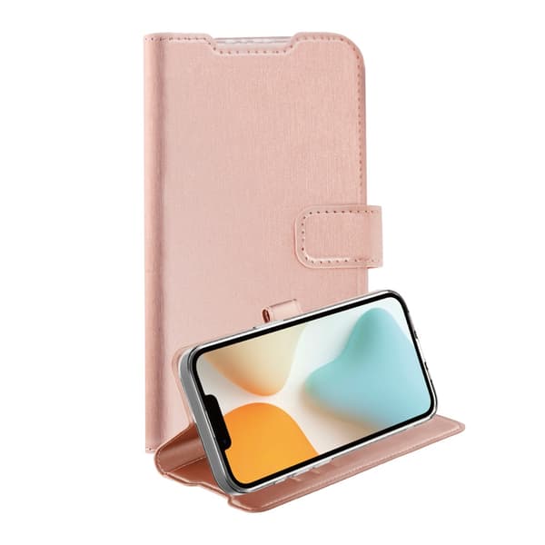 Vivanco iPhone 16e Etui Classic Wallet Rosegull