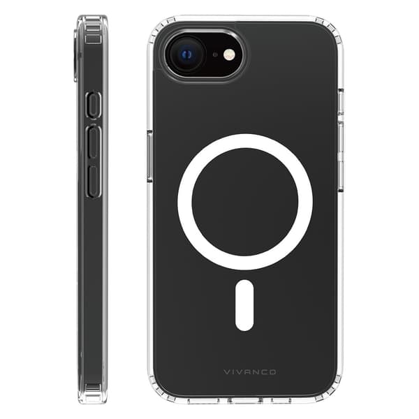 Vivanco iPhone 16e Kuori Mag Clear Läpinäkyvä