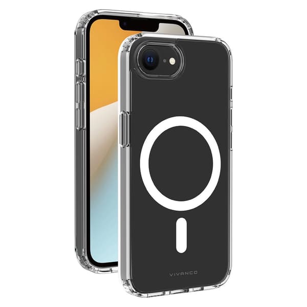 Vivanco iPhone 16e Kuori Mag Clear Läpinäkyvä