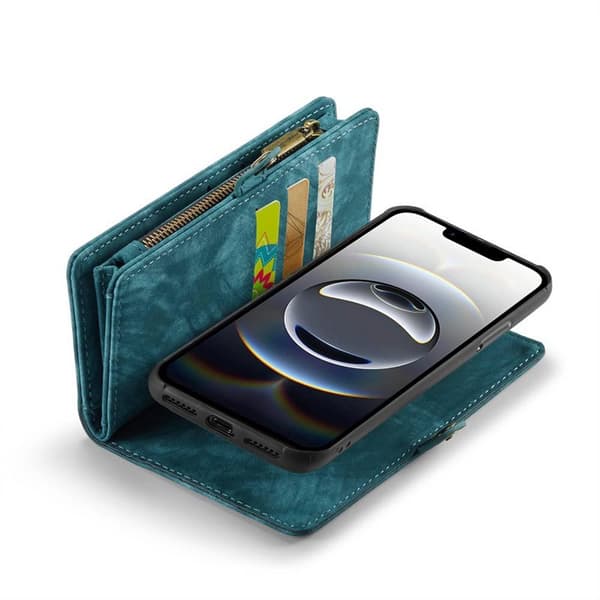 CaseMe puhelimenkotelo 008 8-kortti Apple iPhone 16e - Sininen