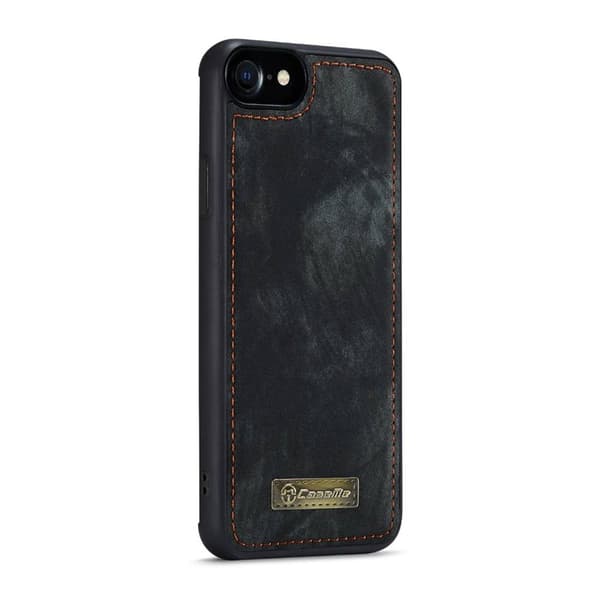 CaseMe puhelimenkotelo 008 8-kortti Apple iPhone 16e - Musta/harmaa